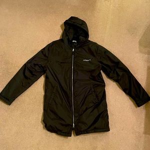 Stussy International Long Windbreaker/Coat (Black)